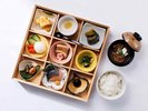 朝食一例 一日のはじまりに、身体にやさしい栄養豊かなご朝食をご用意いたします。