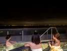 *【富士見亭 最上階 5種の段々露天風呂天の川（一例）】夜景を眺めてのんびりリフレッシュ。
