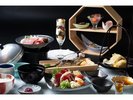 美味贅沢膳:土佐の旬の食材を贅沢に食す 鰹の藁焼たたき・ゆすはら牛付き