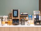 朝食ブッフェ:ドリンクコーナー