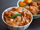 アレンジNO.1 豚丼おいしい芦別産のごはんでアツアツ豚丼