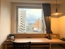 【コンフォートシングル (禁煙のみ):14�u】お部屋からは札幌の街並みがご覧いただけます。