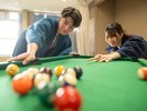【遊技場】ミニビリヤードで短時間でも楽しめる♪