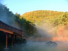 【観光】紅葉の西の河原露天風呂