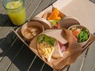 グランピングプランの朝食