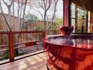 【新館】露天風呂付和室/ベッド2台+布団4組 「富貴・遊山」 露天風呂