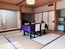 【新館】露天風呂付和室/ベッド2台+布団4組 「富貴・遊山」 客室イメージ