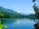 ホテル周辺の景観/青木湖の様子