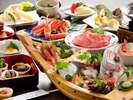 日本海の舟盛り会席