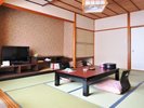 静かな和室でお寛ぎ下さい