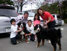 ホテル看板犬「ほたる」と共に