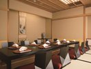 3階和食レストラン「漣(さざなみ)」の個室のイメージです