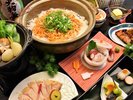 3階和食レストラン「漣(さざなみ)」のお料理の一例です