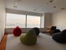 大浴場のリラクゼーションルームにはyogiboを設置!