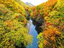 定山渓温泉街(秋)