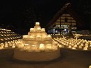 定山渓温泉雪灯路