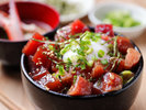 【バイキングの朝食】当館朝食の目玉!なんと漬けマグロ盛り放題!丼がおすすめ♪