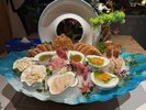 【食事】港町ならではの豪華なお造り。