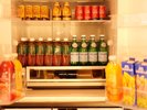 フロントにある冷蔵庫のドリンクは無料でご利用いただけます。