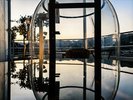 客室名:《浜万年青》温泉に入りながら、日の出や美しい夜景をお楽しみいただけます。
