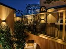 静寂に包まれる庭園