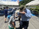 平山郁夫シルクロード美術館の化石発掘体験
