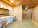 大浴場の脱衣場