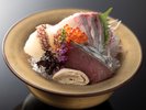 夕食一例 お造り