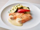 朝食ブッフェ サーモングリル