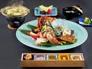 【夏限定 函館の夏の行楽会席】伊勢海老・海胆・鰻・毛蟹を愉しむ贅沢函館旅