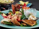 【夏限定 函館の夏の行楽会席】伊勢海老・海胆・鰻・毛蟹を愉しむ贅沢函館旅