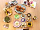 【朝食ビュッフェ】おばんざいをメインとした約70種類の和洋ビュッフェ(イメージ)