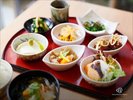 朝食ビュッフェ