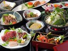 1F日本料理光琳【郷土料理懐石】馬刺しや辛子蓮根など熊本名物・特産素材を愉しむ懐石。