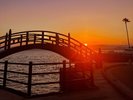 志ぶき橋夕焼け_(C)舘山寺温泉観光協会