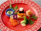 夕食コース(一例)