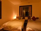 【スタンダードツイン】自然と一体となり日常や旅の疲れを癒していただけます。