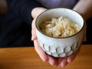 朝食の“ごはん”は玄米か白米どちらかお選びいただけます。