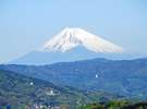 小室山より望んだ富士山。