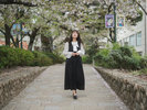 【花のみち】駅から大劇場までの道のりを、色とりどりの花々が繋ぎます。
