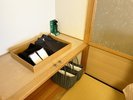 館内着は作務衣でお過ごしいただけます。