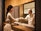 Dining『海つ路』ライブキッチンより、出来立て焼き立ての料理をご堪能いただけます。