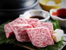 別注の丹波牛ステーキ/例