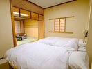 バリアフリー和洋室 ベッドルーム