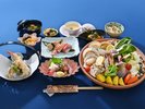 海鮮蒸し料理「宝楽焼き」プラン※お写真はイメージ