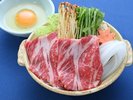 別注料理 黒毛和牛すき鍋卵付き(1人前)(イメージ)
