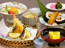 【基本ビュッフェ】揚げたてアツアツ天ぷらなど、好きなだけお愉しみいただけます♪夕食付プランは全て対象