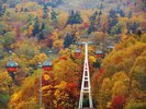 紅葉シーズンは札幌国際スキー場のゴンドラが運行。山頂からの景色が楽しめる