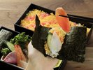 【未就学児の夕食】お好きな具材をのせて楽しむ、オリジナルちらし寿司をご用意。(一例)