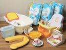 【貸出備品】ベビーバスやお子様用食器など、充実のベビー用品をご用意しています。